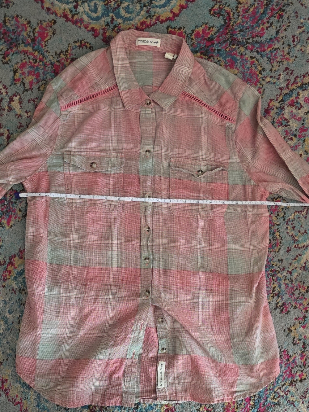Toad & Co long sleeve button down - Picture 6 of 7